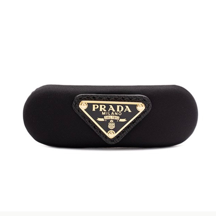 Prada Triangle Logo Re-Nylon Hair Clip